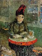 Agostina Segatori Sitting in the Cafe du Tamourin Vincent Van Gogh